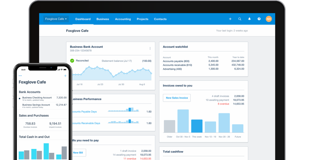 Xero interface