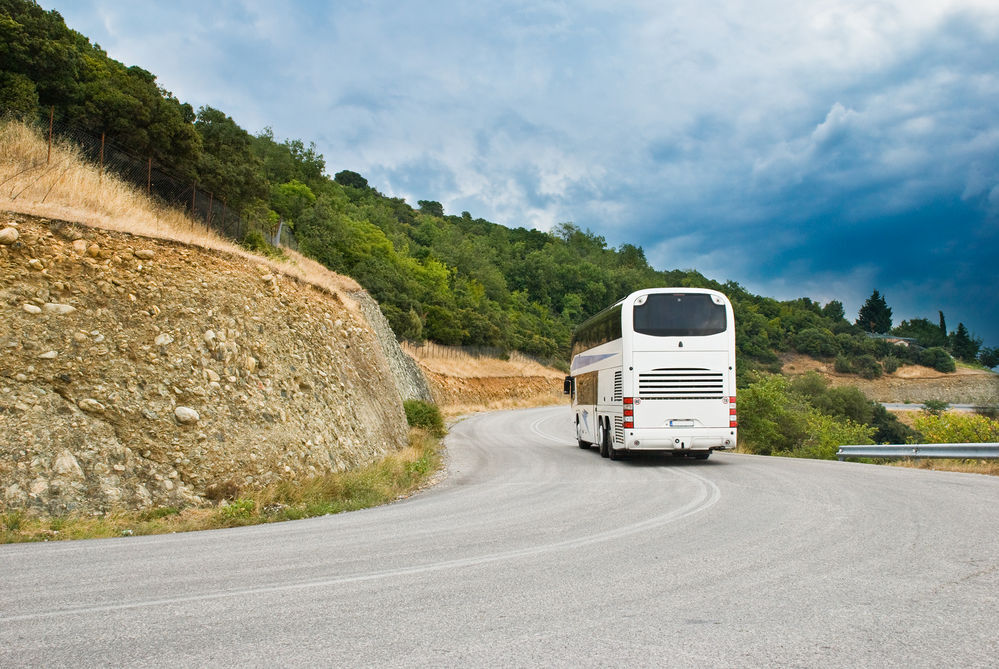 Bus on travel